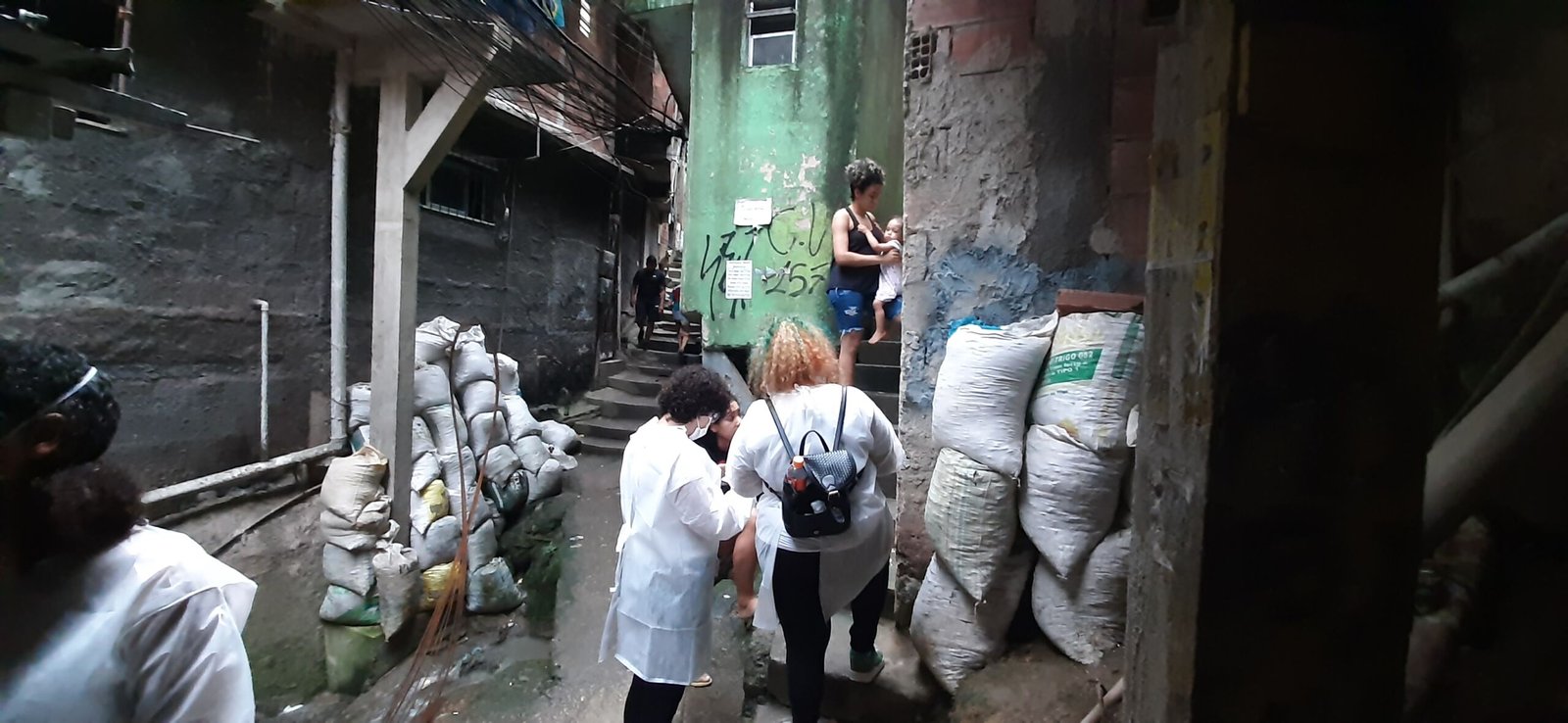 Bora Testar health agents at the Slum